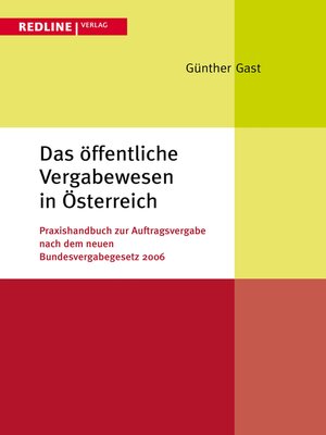 cover image of Das öffentliche Vergabewesen in Österreich